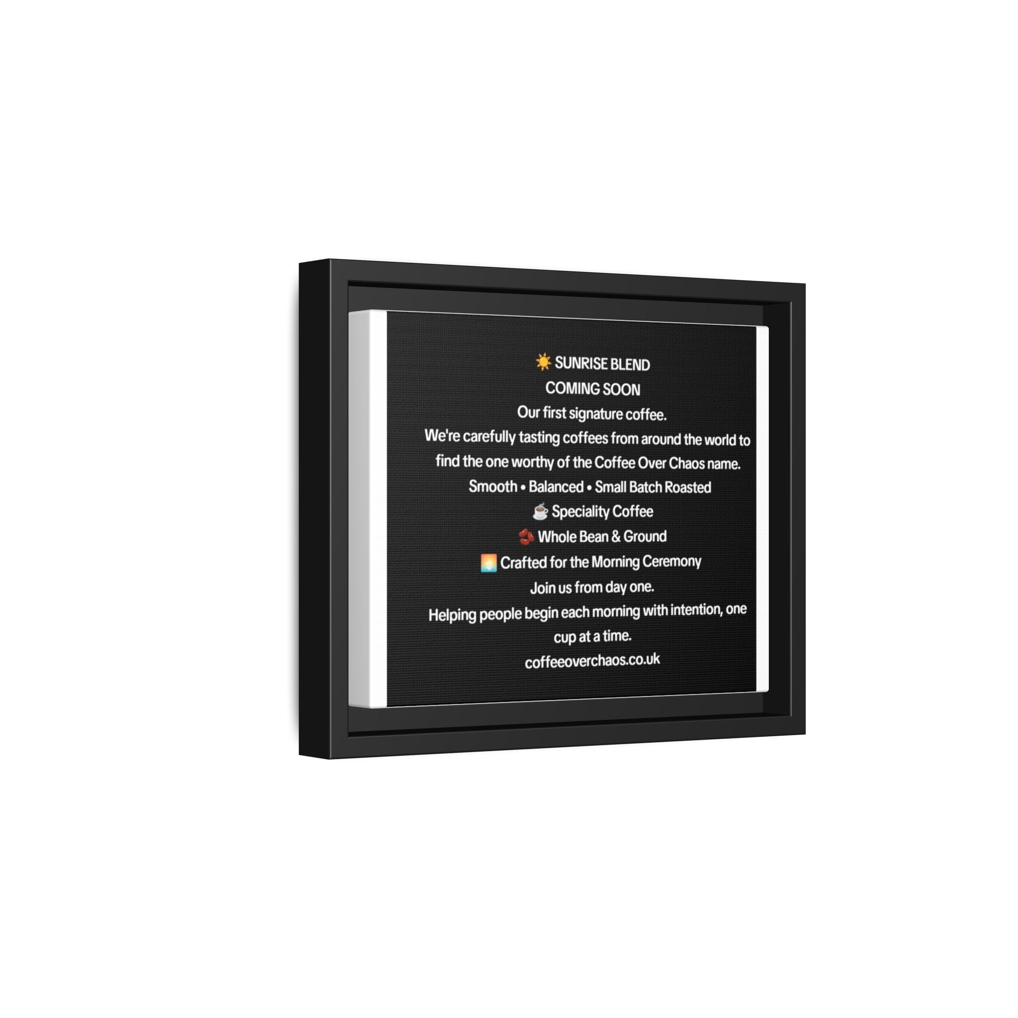Matte Canvas, Framed (Multi-color)