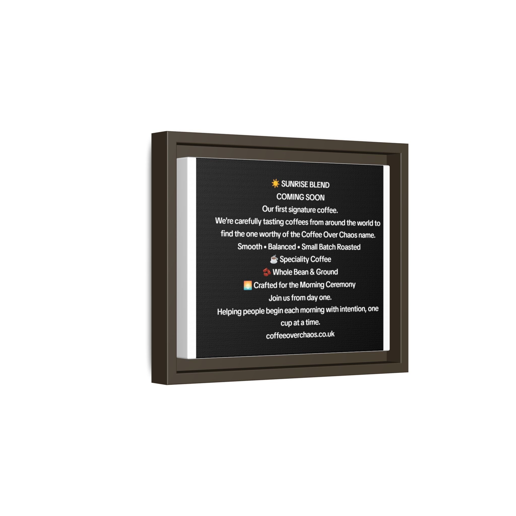 Matte Canvas, Framed (Multi-color)
