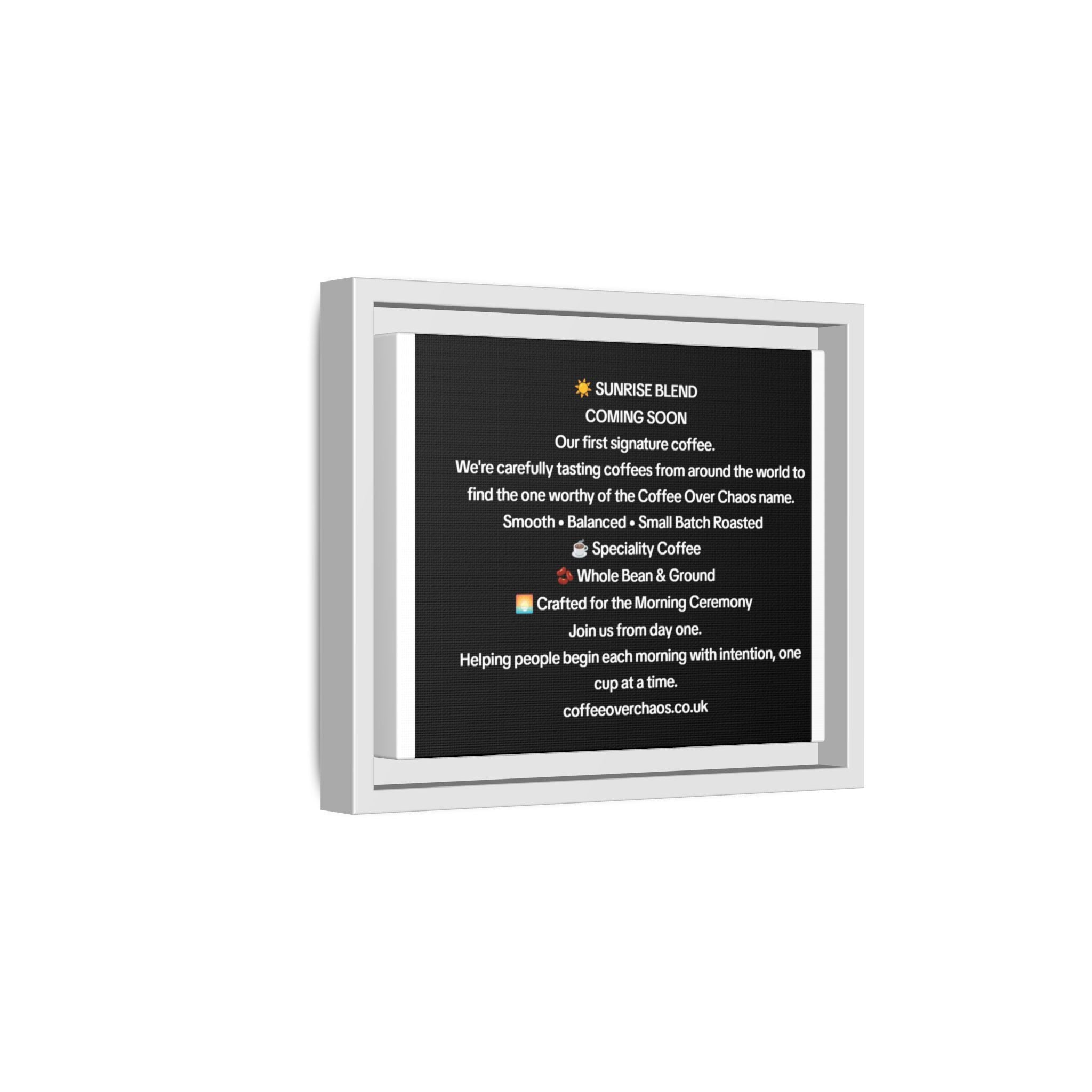 Matte Canvas, Framed (Multi-color)
